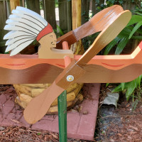 Indian Chief/Canoe