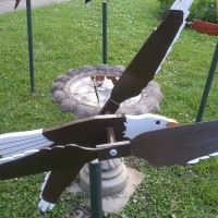 Medium Brown Eagle - $40.00 Medium Eagle Whirligig