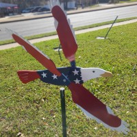 Extra Large Patriotic Eagle - $100.00 Extra Large Patriotic Eagle Whirligig