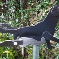 Black Lab - $35.00 Black Lab Whirligig