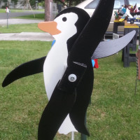Penguin Whirligig - $35.00 Penguin Whirligig