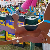 Famous Dog, $40.00 Famous Dog Whirligig