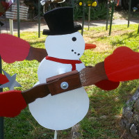 Snowman Whirligig