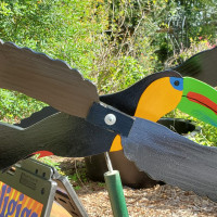 Large Toucan Whirligig