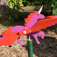 Unicorn Whirligig